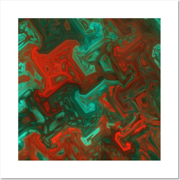 Emeralds and Rubies Wall Art by erichristy